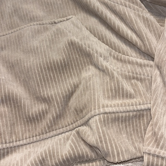 Lululemon Scuba Oversized Hoodie *Velvet Cord Riverstone W3HEHS - Picture 5 of 8